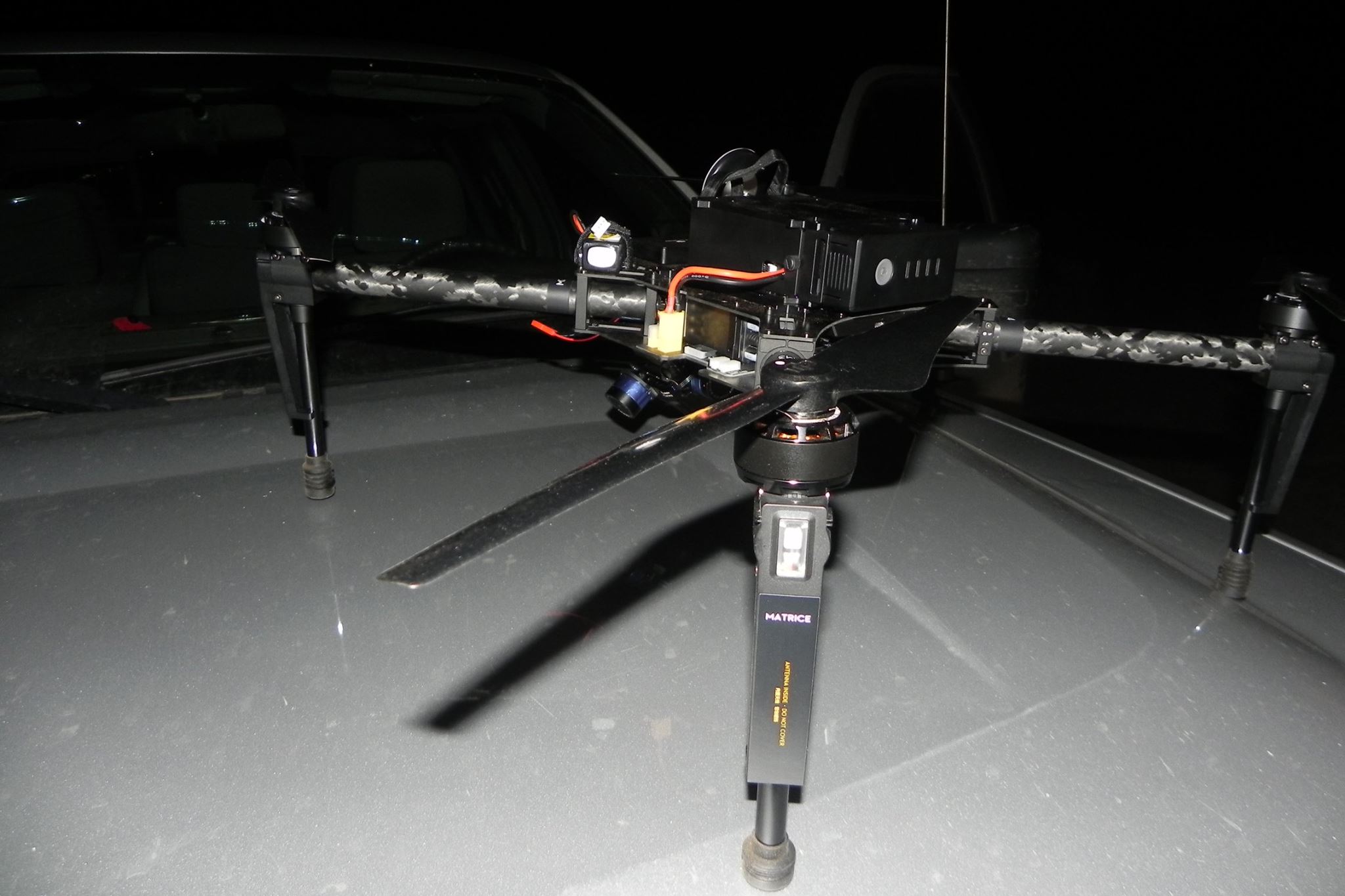Drone assists with locating missing skiers and snowboarders