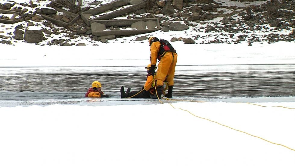 Outdoor enthusiasts urged to use extreme caution on ice surfaces